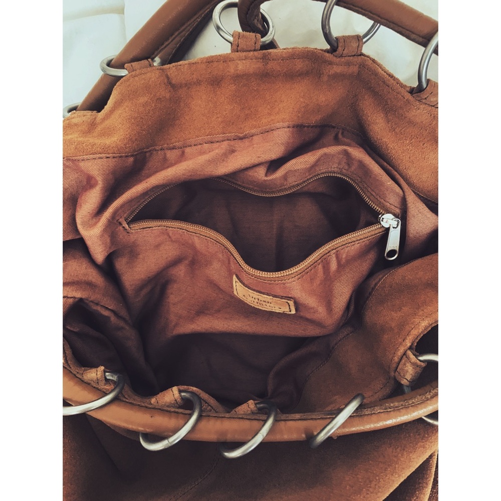 NWT UO Suede Backpack w/ Loop Ring Detail - Picture 6 of 6